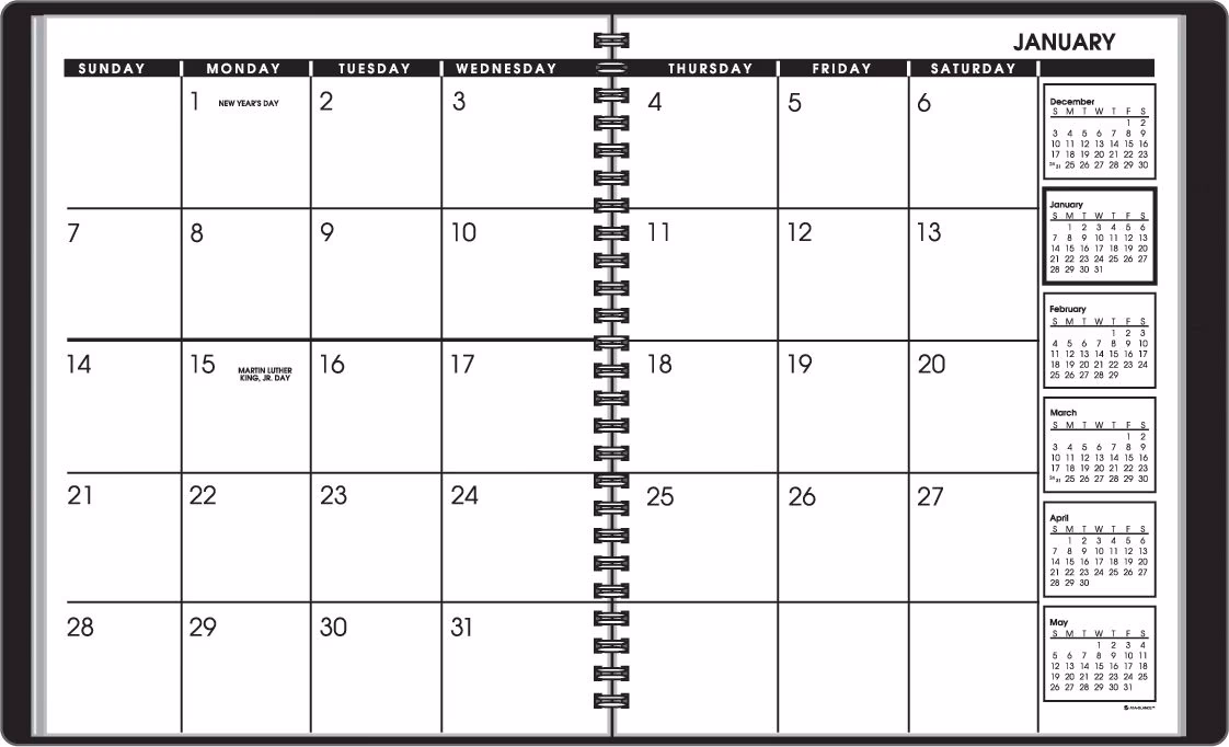 12 AAG QN MNTH APPT DESK 6X9