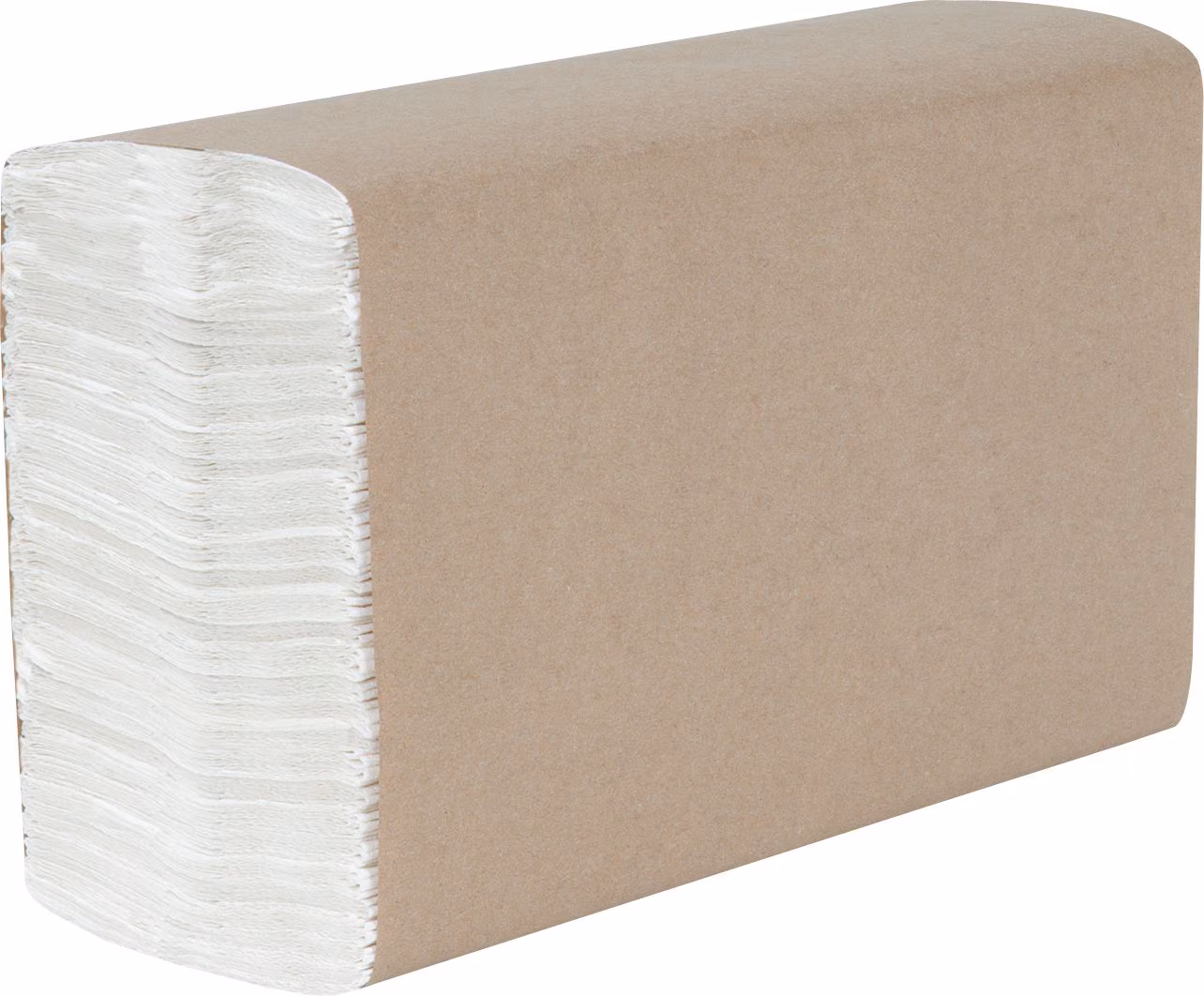 TOWEL C-FOLD RCYC WHT