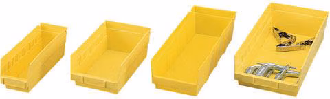 BIN 8.4X18X4 YELLOW