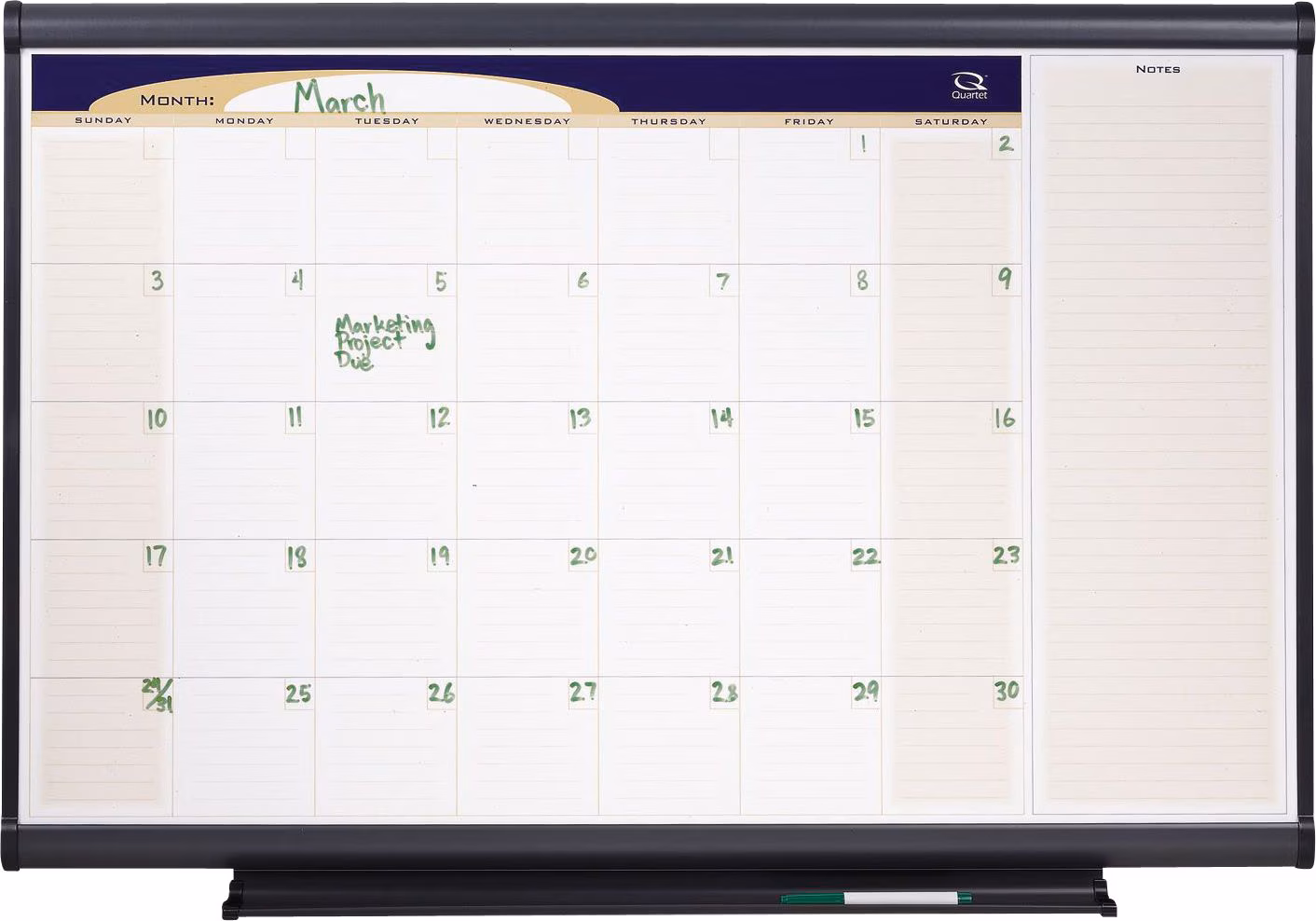 BOARD 3X2 MONTHLY CALENDAR