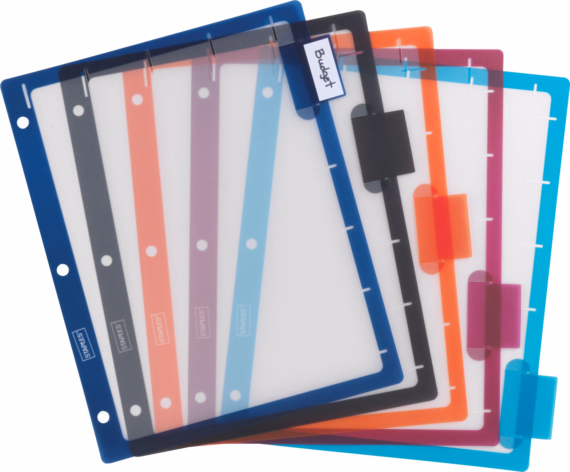 ADJ 5 TAB DIVIDER 5PK- COLOR