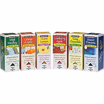 BIGELOW 6 HERBAL 168 TEA BAGS