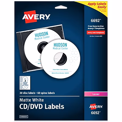 3ABEL INKJET CD/DVD WHITE PERM