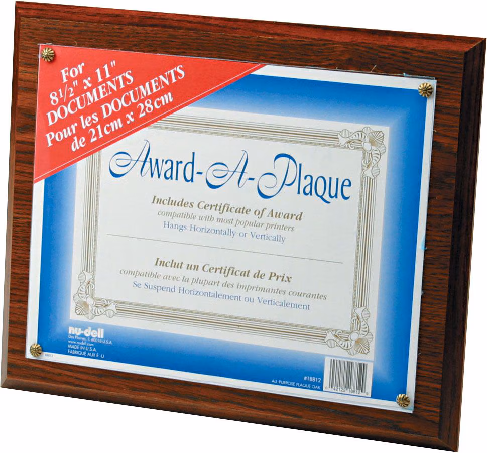 AWARD-A-PLAQUES OAK
