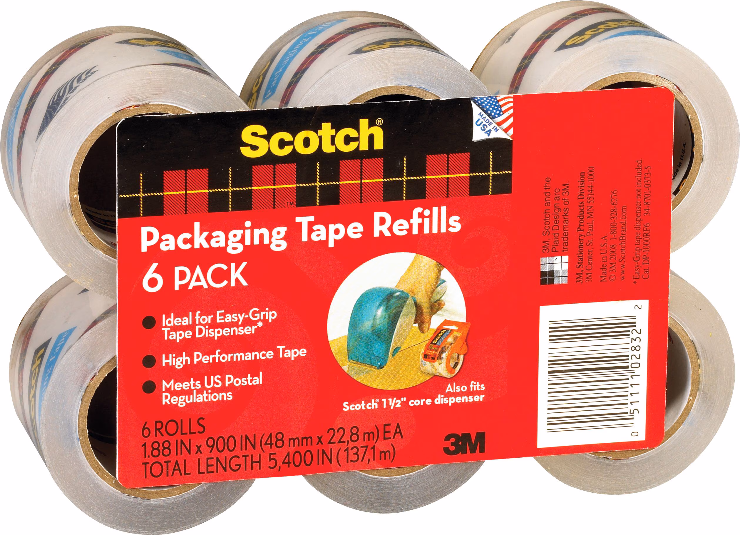 1/2IN SCOTCHCORE PKTAPE 1.88IN