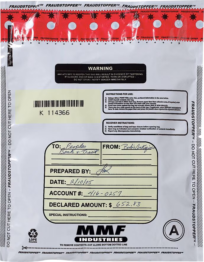 BAG DEPOSIT 100/PK WE