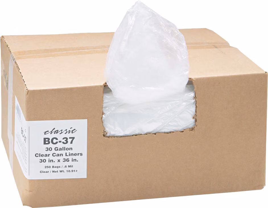 BAG 30GL TRSH BG CLR