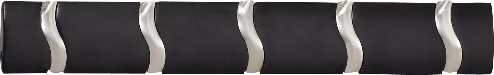 WALL MOUNT COAT RACK 5HOOK BLK