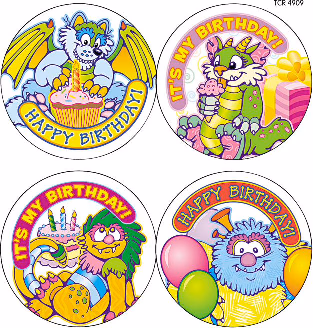 BADGE CRITTERS BIRTHDY 32