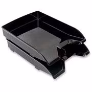 TRAY LETTER 2PK BLK