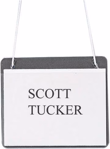BADGE NECK STYLE 4X3 INSERT