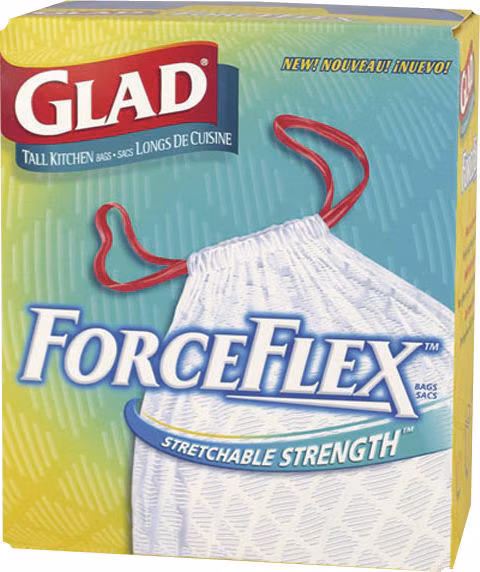 BAG TRASH FLEX FORCE GLAD
