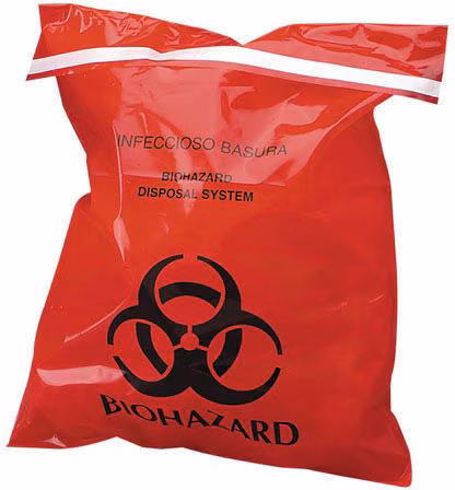 BAGS STICK-ON 9X10 RD