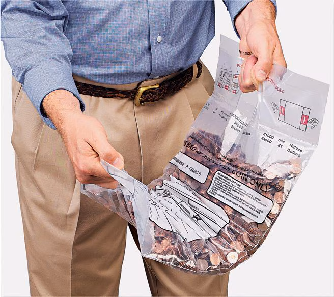 BAG DOUBLE HAND COIN CLR