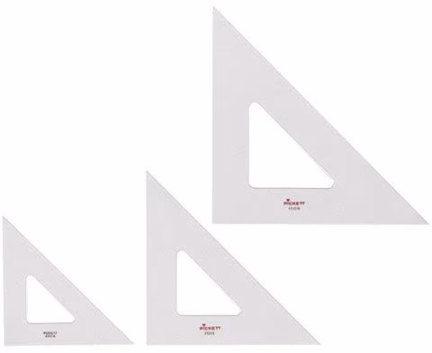 TRIANGLE 45/90/10 CLEAR