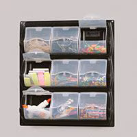 BIN PANEL 9POCKET BK