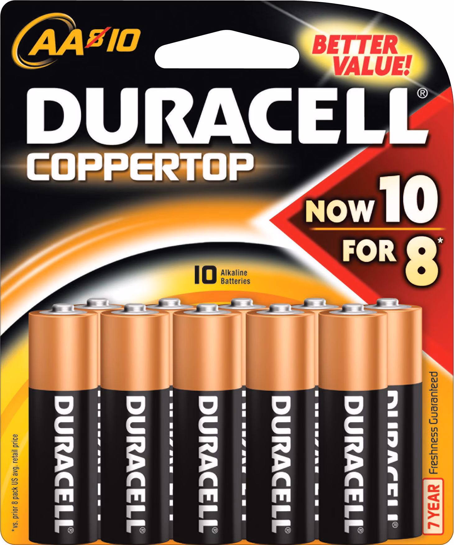 BATTERY ALKA AA 10