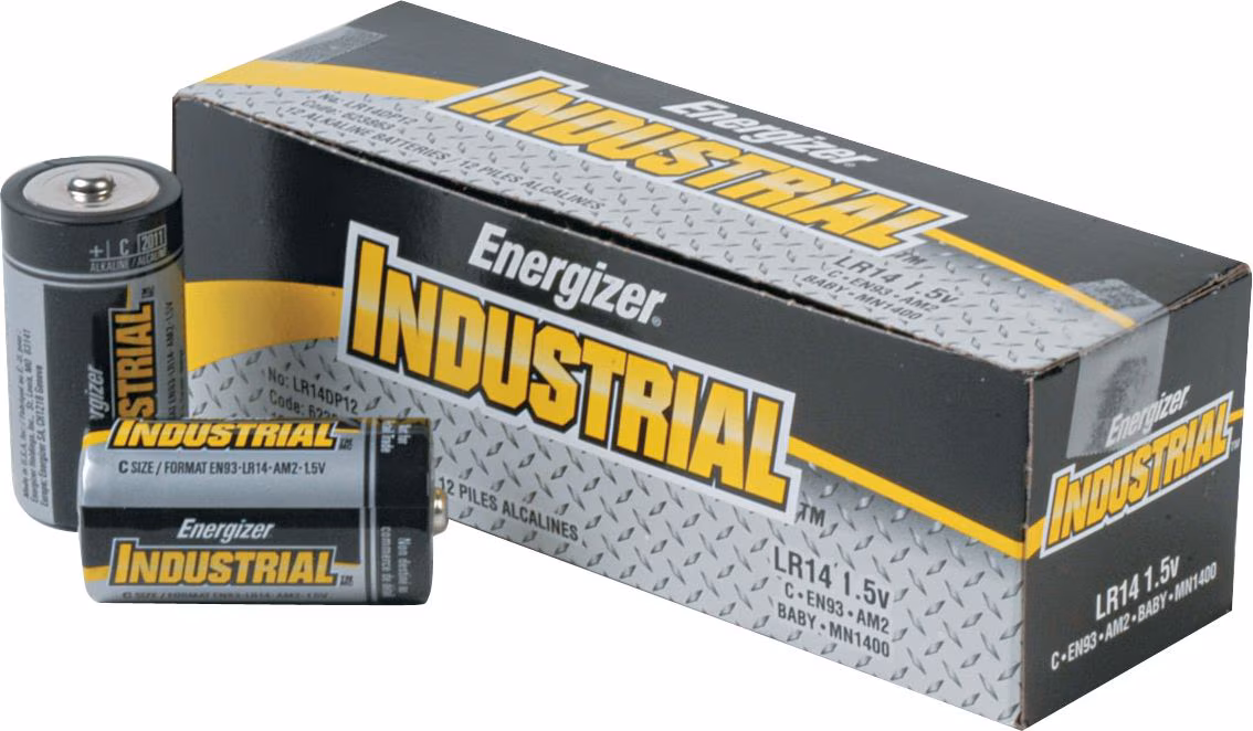 BATTERY ALKA INDUST C 12PK