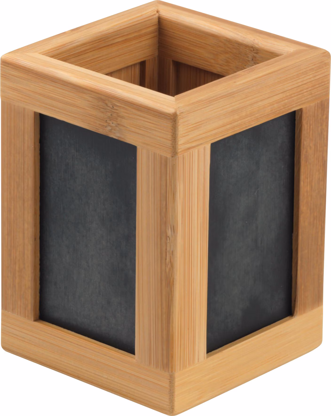 BAMBOO PENCIL CUP BLK/NAT