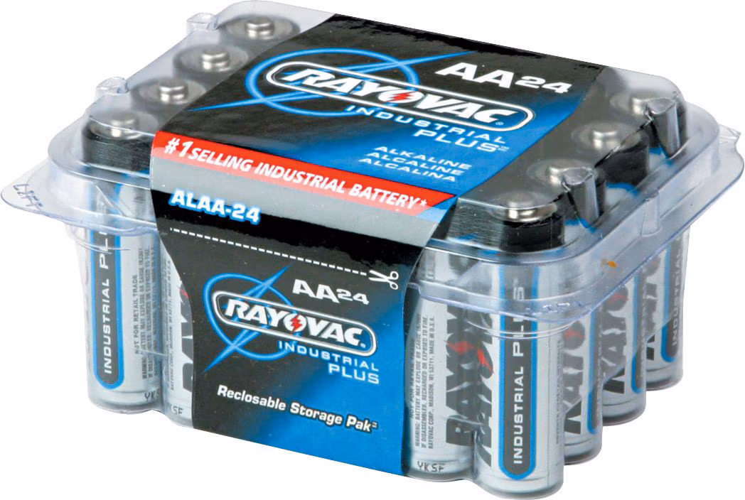BATTERY INDST ALK AA 24PK