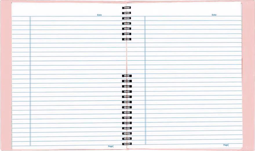 BLUELINE EXEC NOTEBOOK PINK