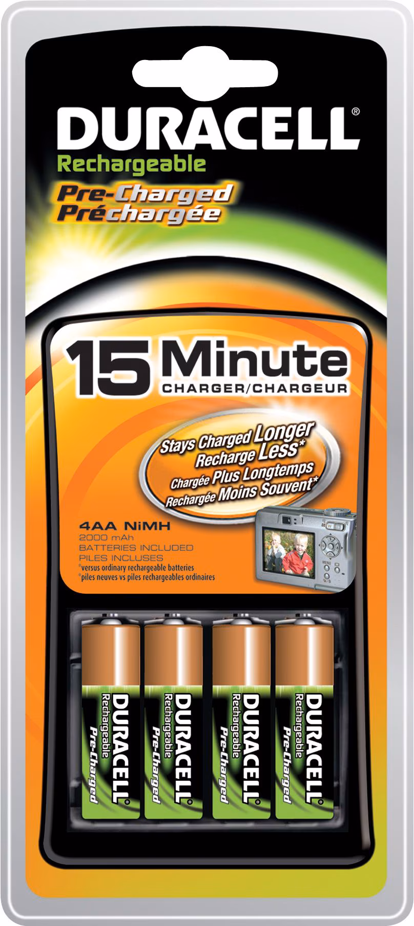 BATTERY CHGR AA/AAA 15 MN
