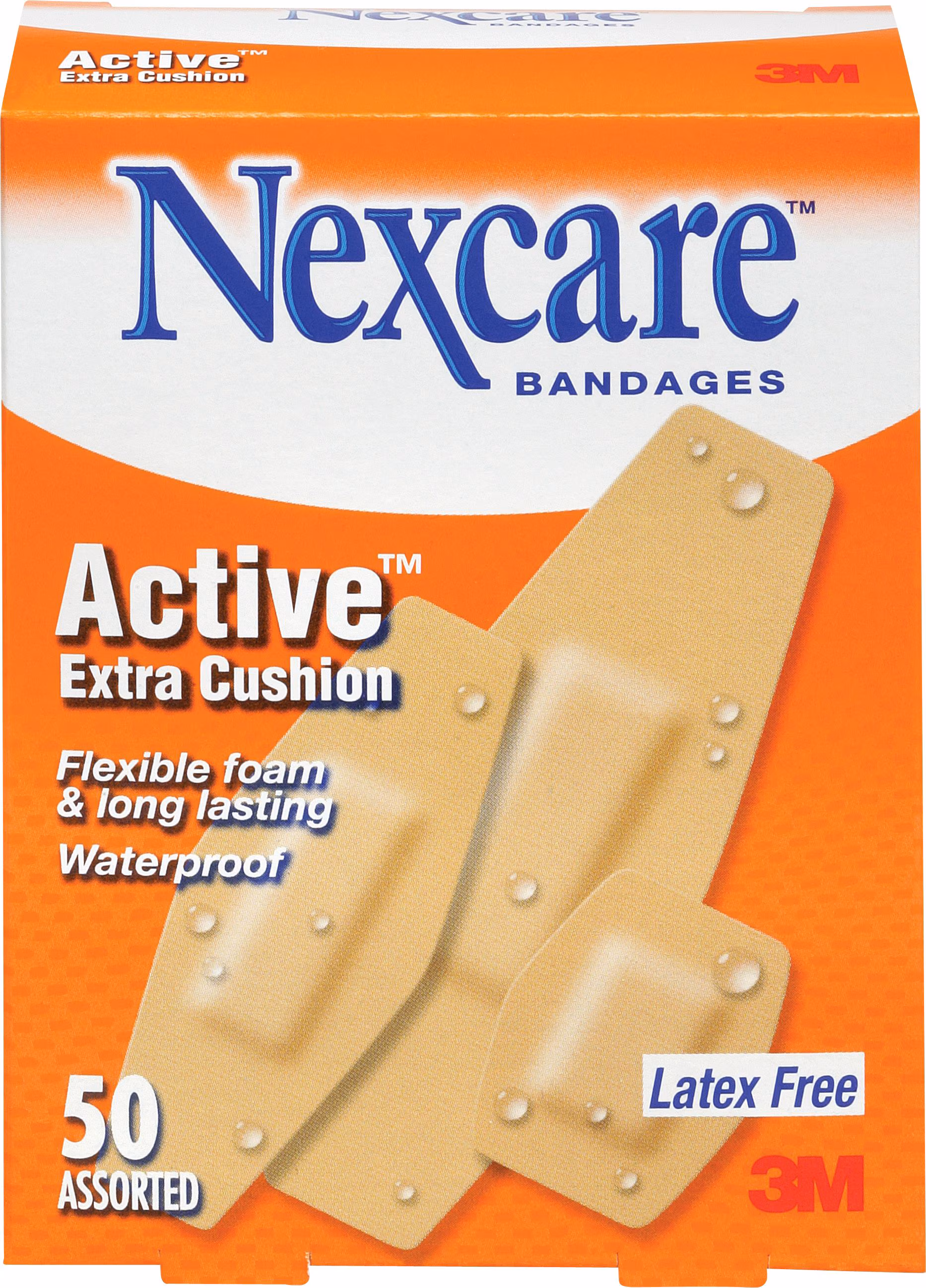 BANDAGES ACTIVE ASST 50CT