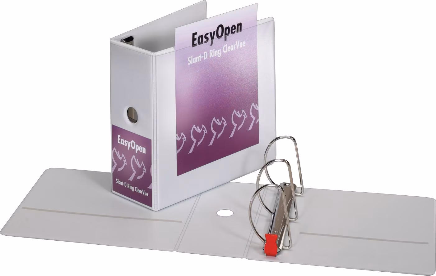 BINDER VIEW EASYOPEN 5IN WHITE