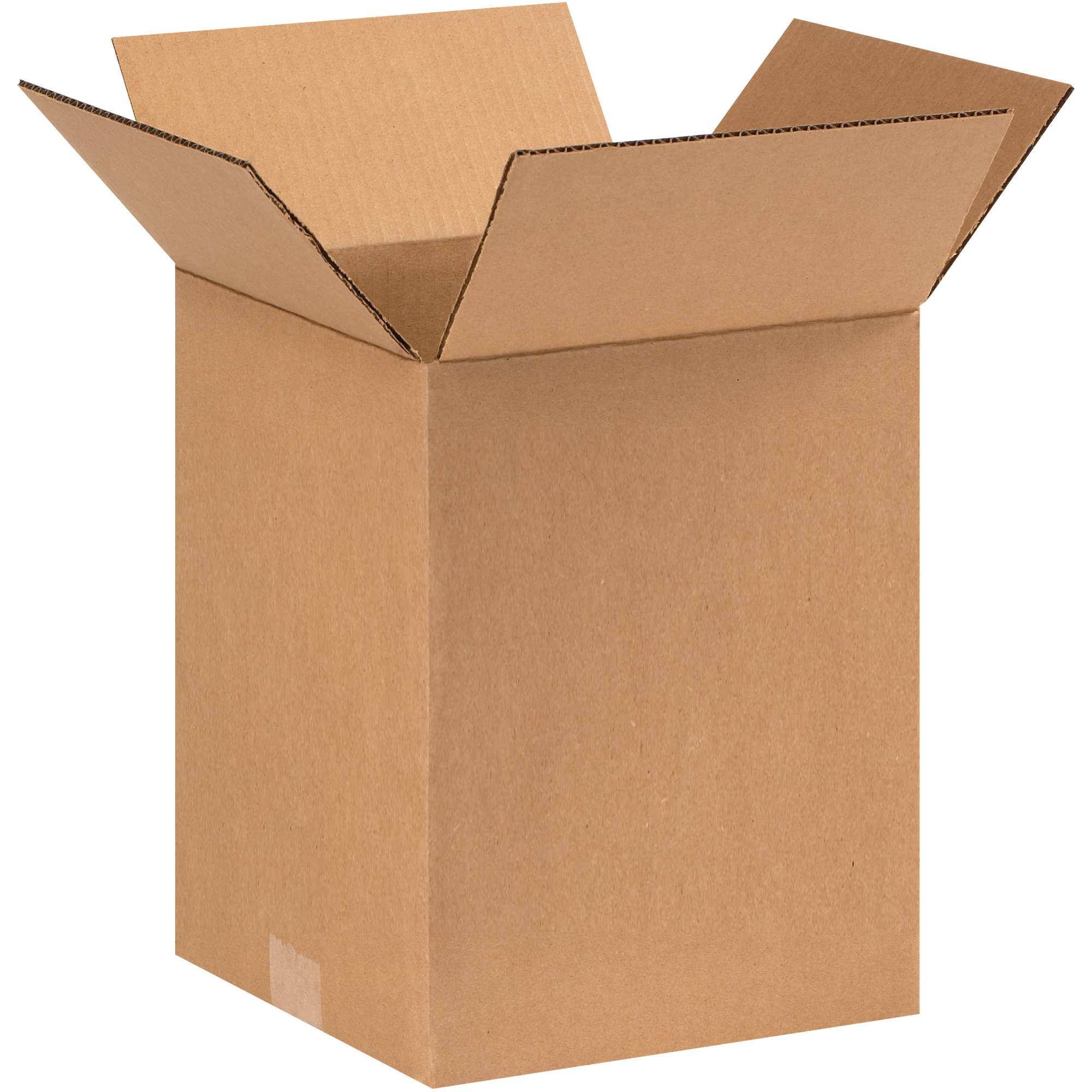 Corrugated Boxes, 9" x 9" x 11", Kraft, 25/Bundle; 500/Skid