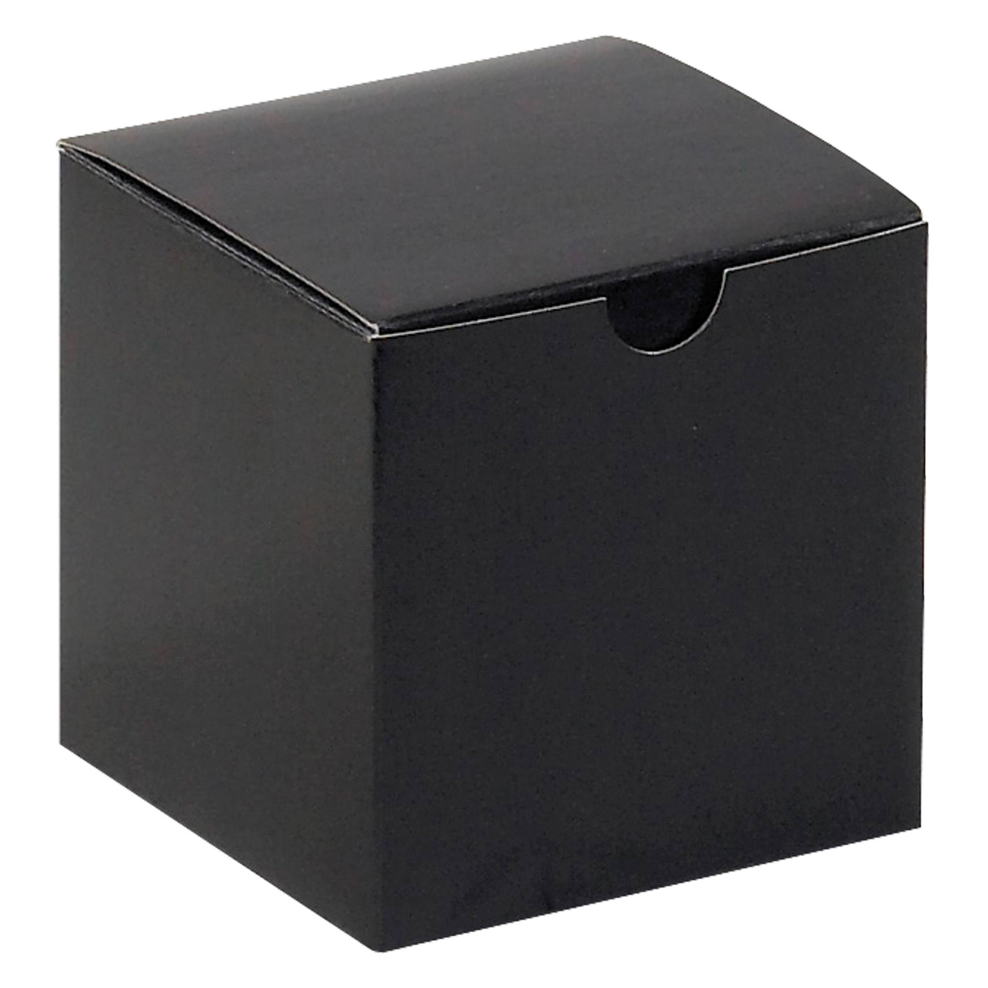 Gift Boxes, 4" x 4" x 4", Black Gloss, 100/Case