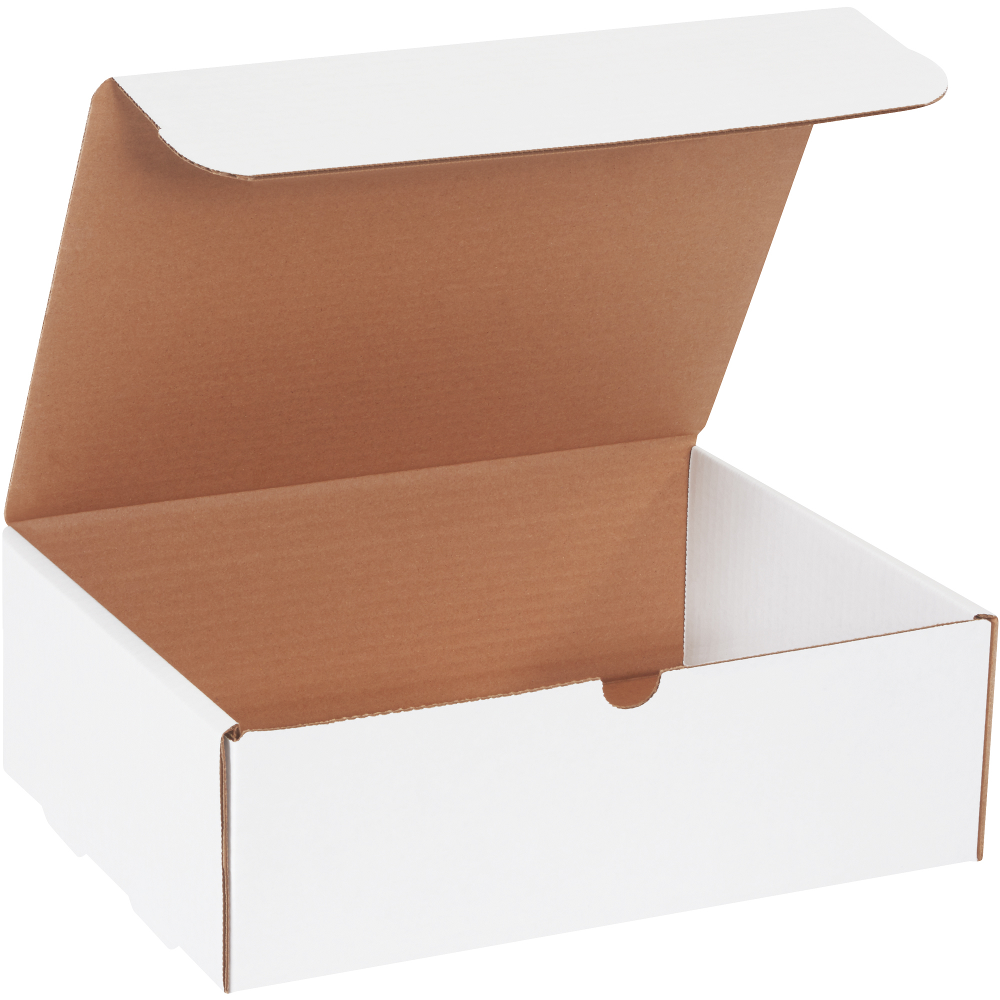 Literature Mailers, 12-1/8" x 9-1/4" x 4", White, 20/Bundle