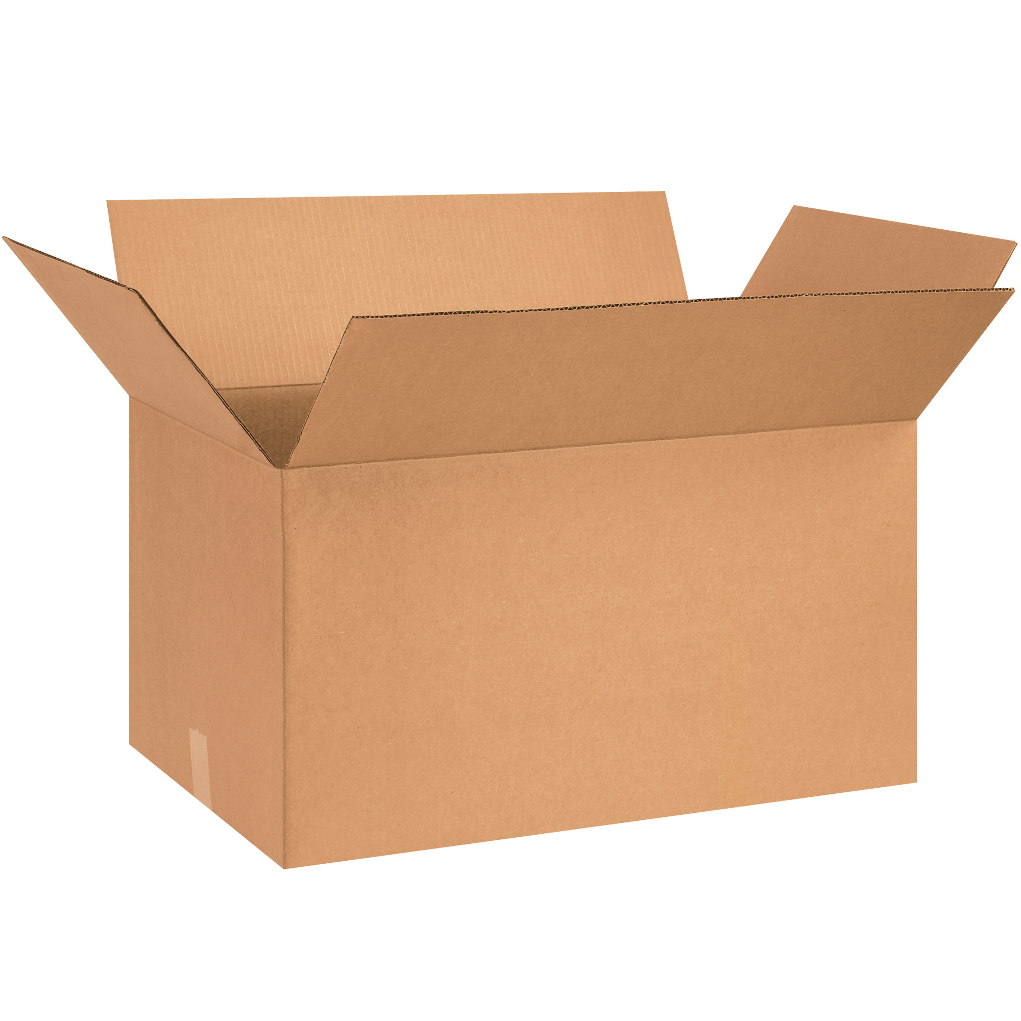 Corrugated Boxes, 26" x 16" x 14", Kraft, 15/Bundle; 120/Skid