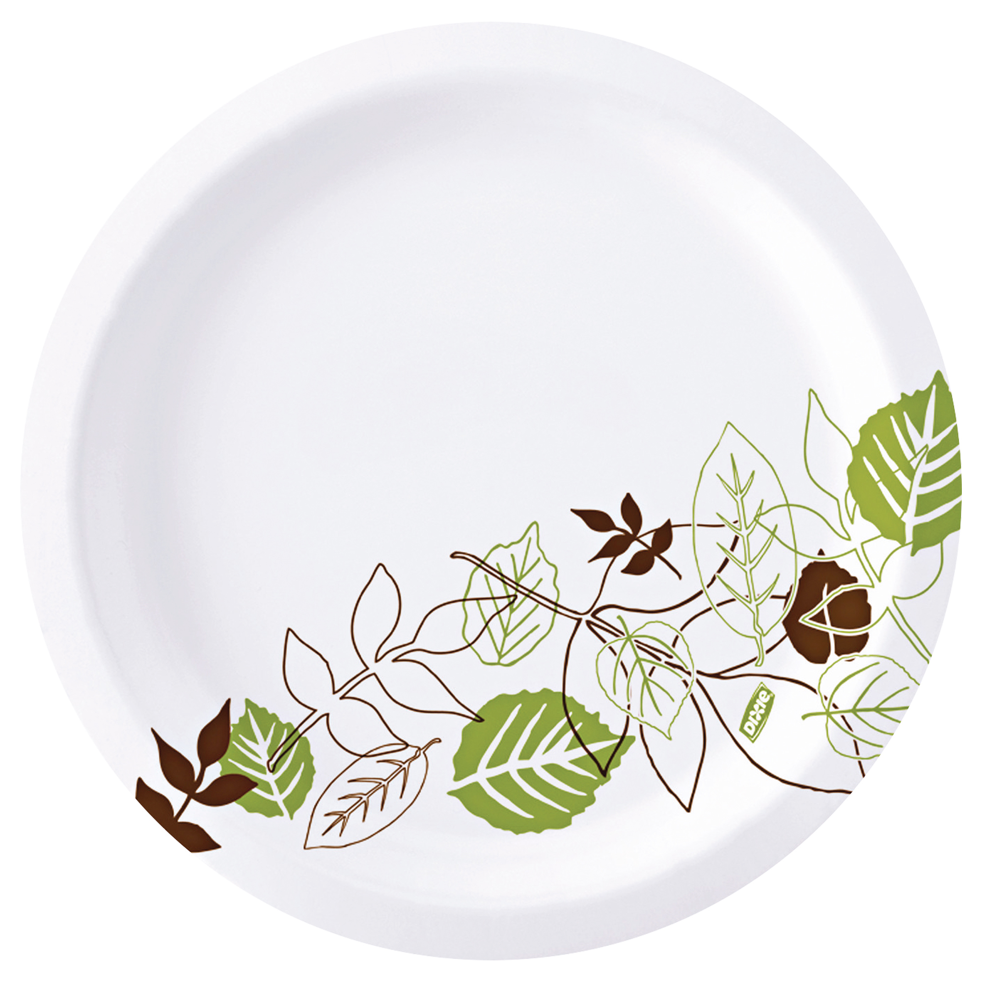 Dixie® Paper Plates, 10 1/4" Heavyweight, White, 500/Case