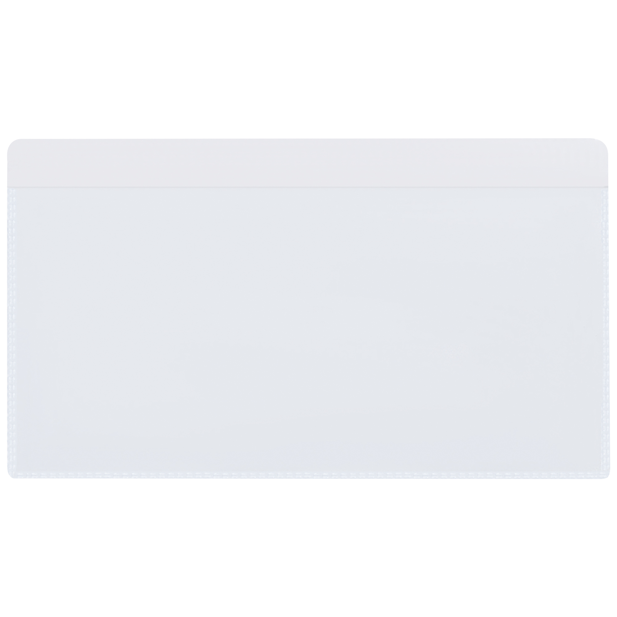 Binder Add-On Filing Pocket, 8" x 5", Clear, 50/Case
