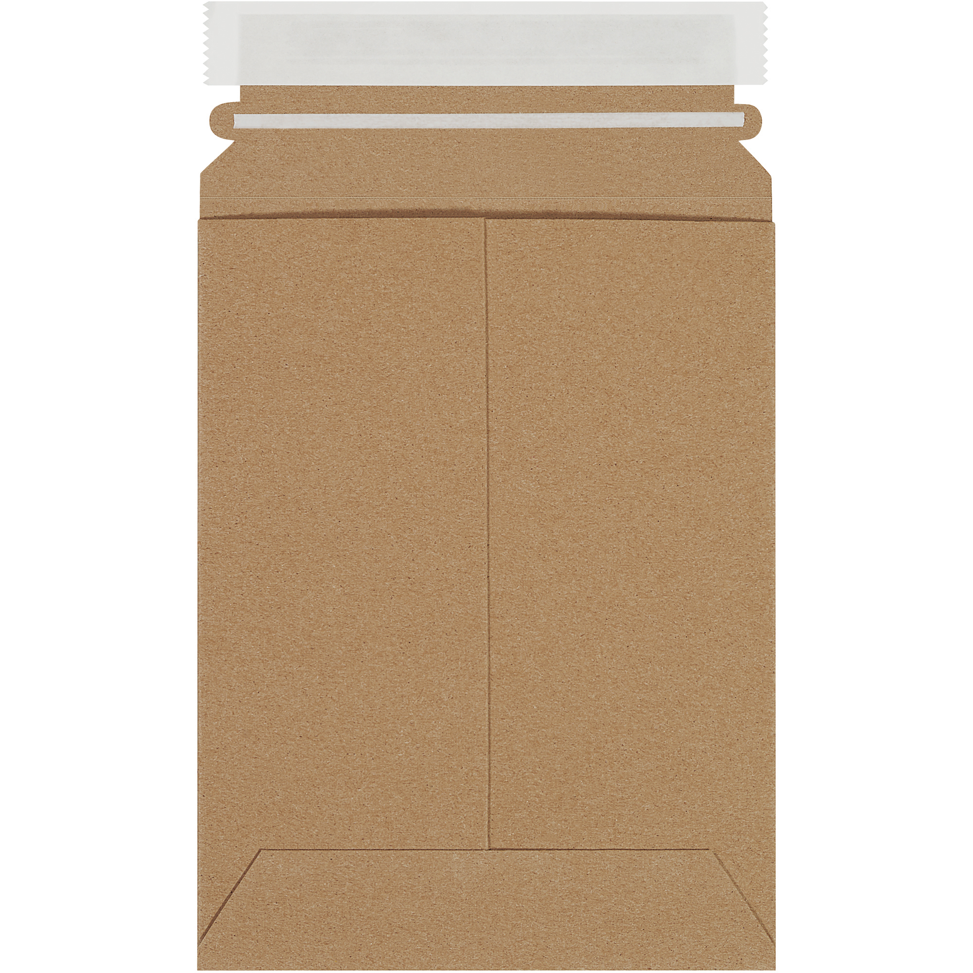 Stayflats Plus® Self-Seal Mailers, 6" x 8", Kraft, 100/Case