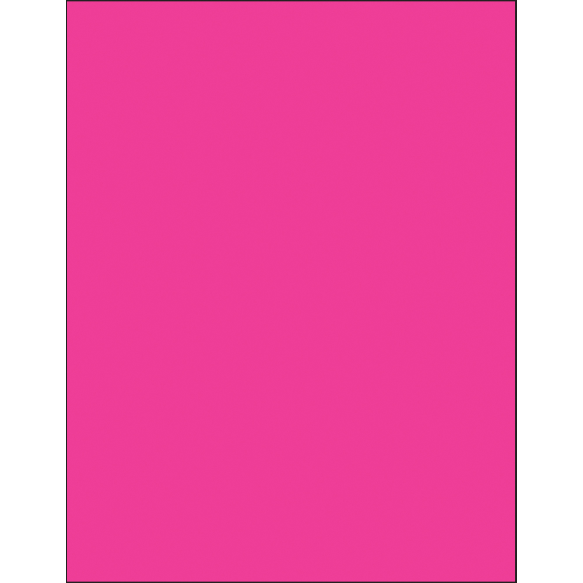 Tape Logic® Removable Rectangle Laser Labels, 8 1/2" x 11", Fluorescent Pink, 100/Case