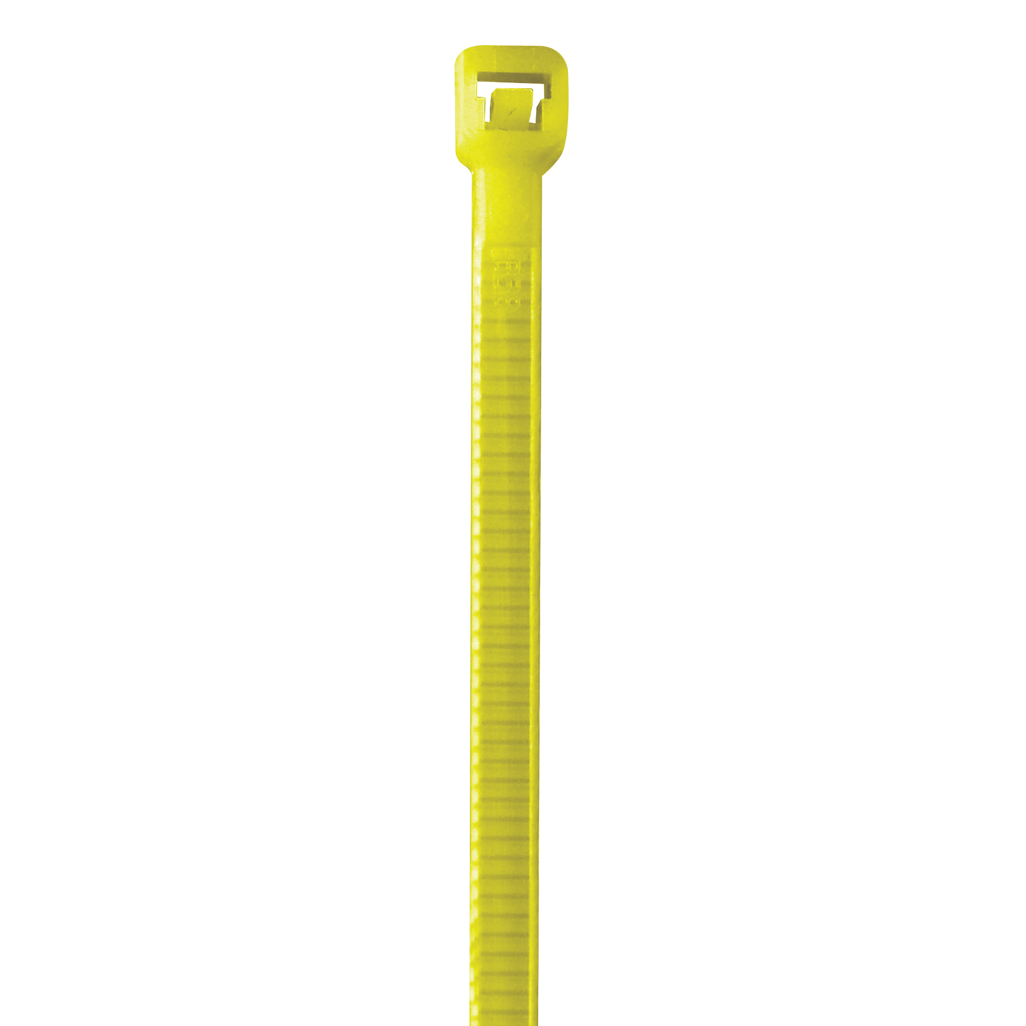 Colored Cable Ties, 40#, 5 1/2", Fluorescent Yellow, 1000/Case