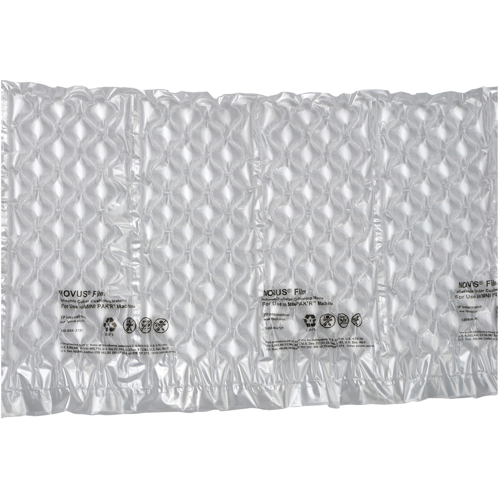 MINI PAK'R™ Small Bubble Quilt, 16" x 6" x 1/2", Clear, 1/Case