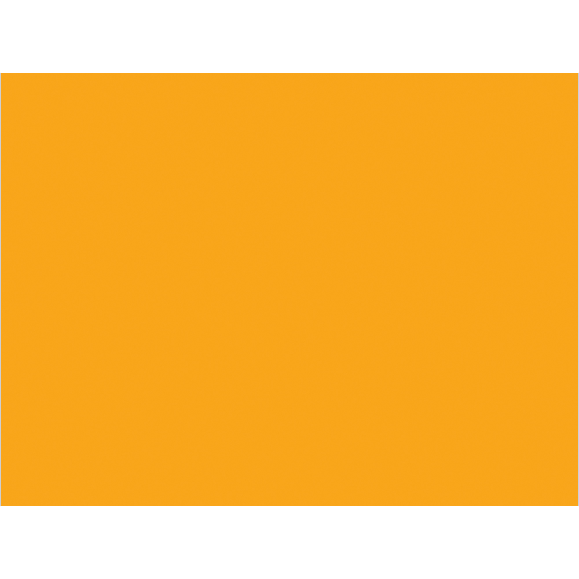 Tape Logic® Inventory Rectangle Labels, 3" x 4", Fluorescent Orange, 500/Roll