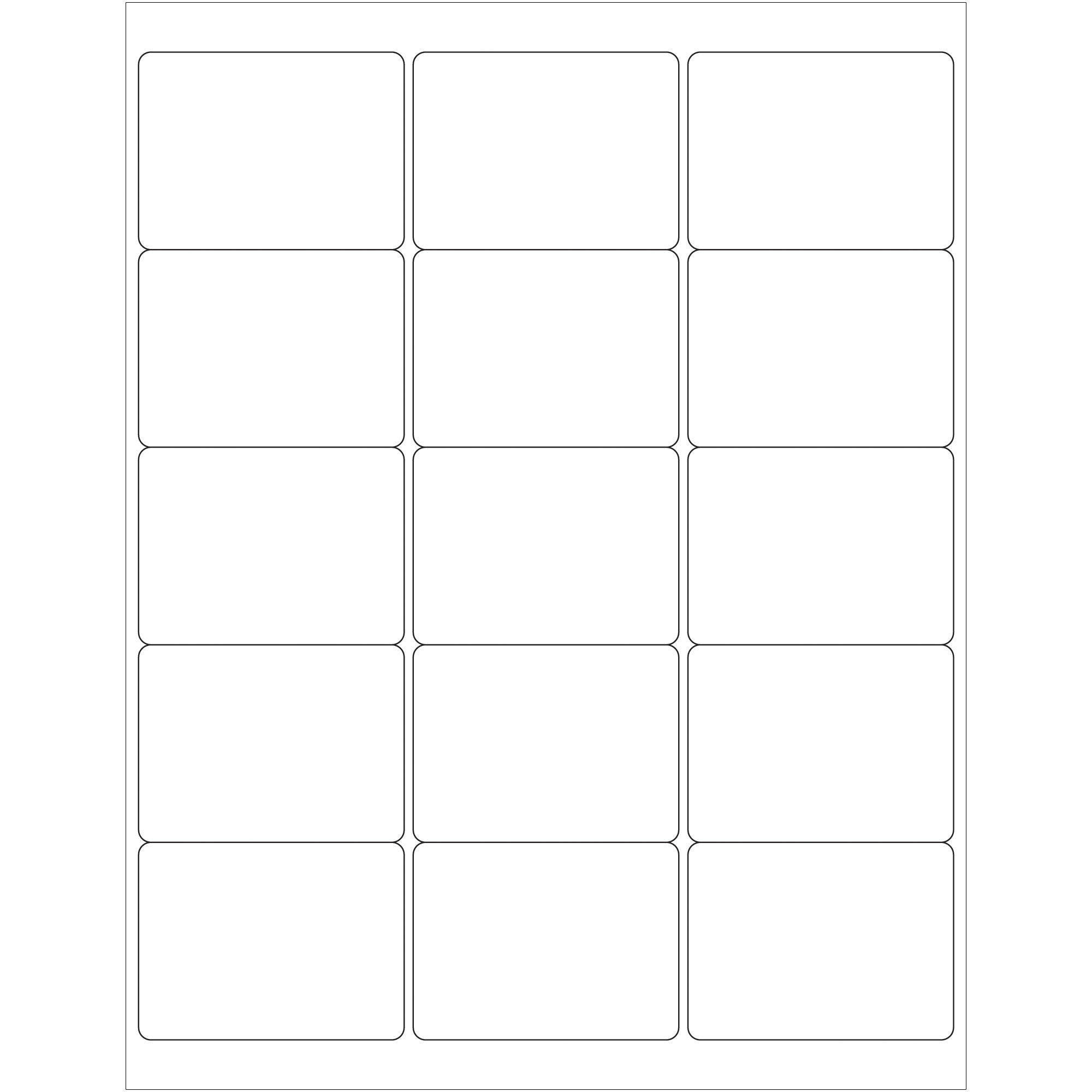 Tape Logic® Laser Labels, Rectangle, 2.6875" x 2", White, 1500/Case