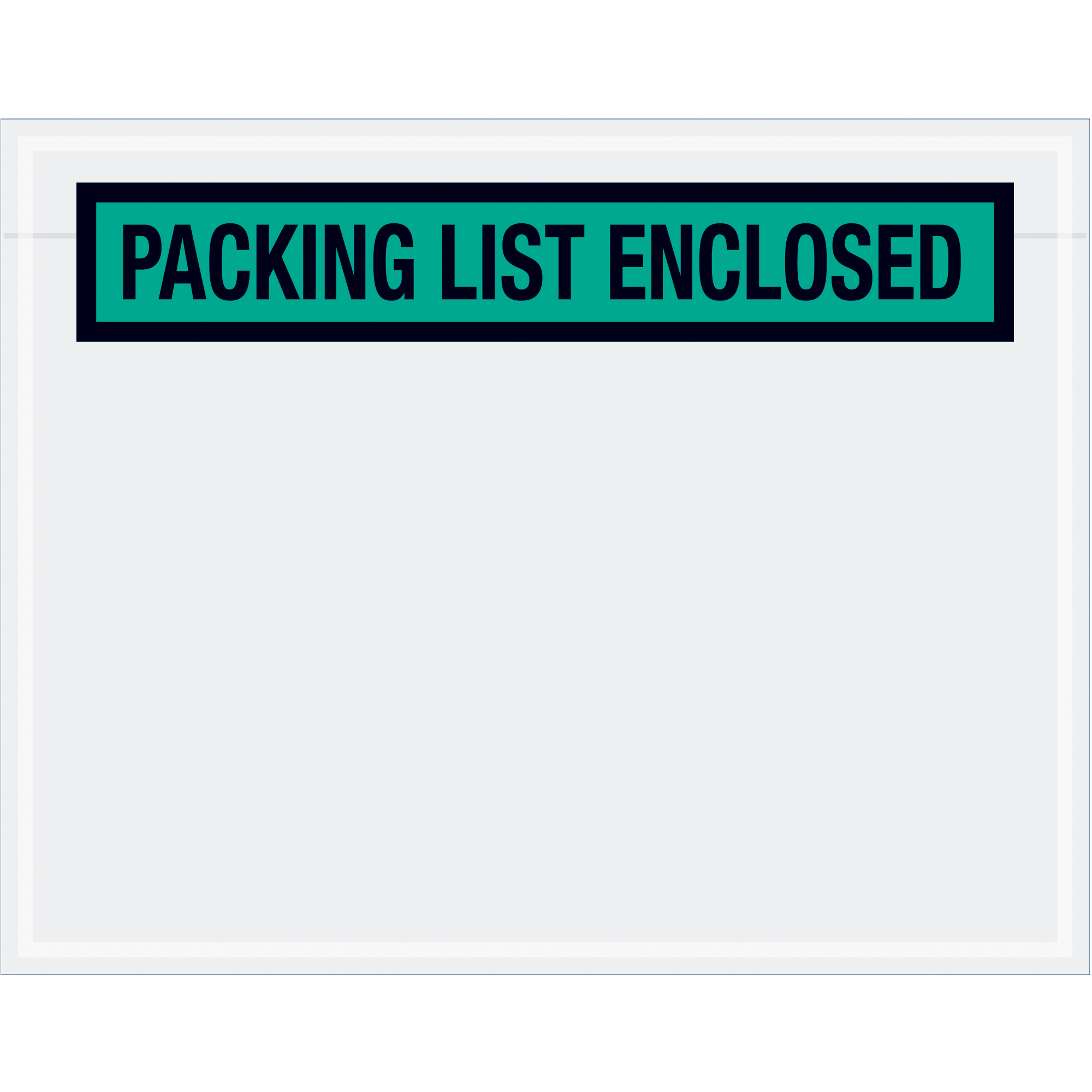 Tape Logic® "Packing List Enclosed" Envelopes, 7" x 5 1/2", Green, 1000/Case
