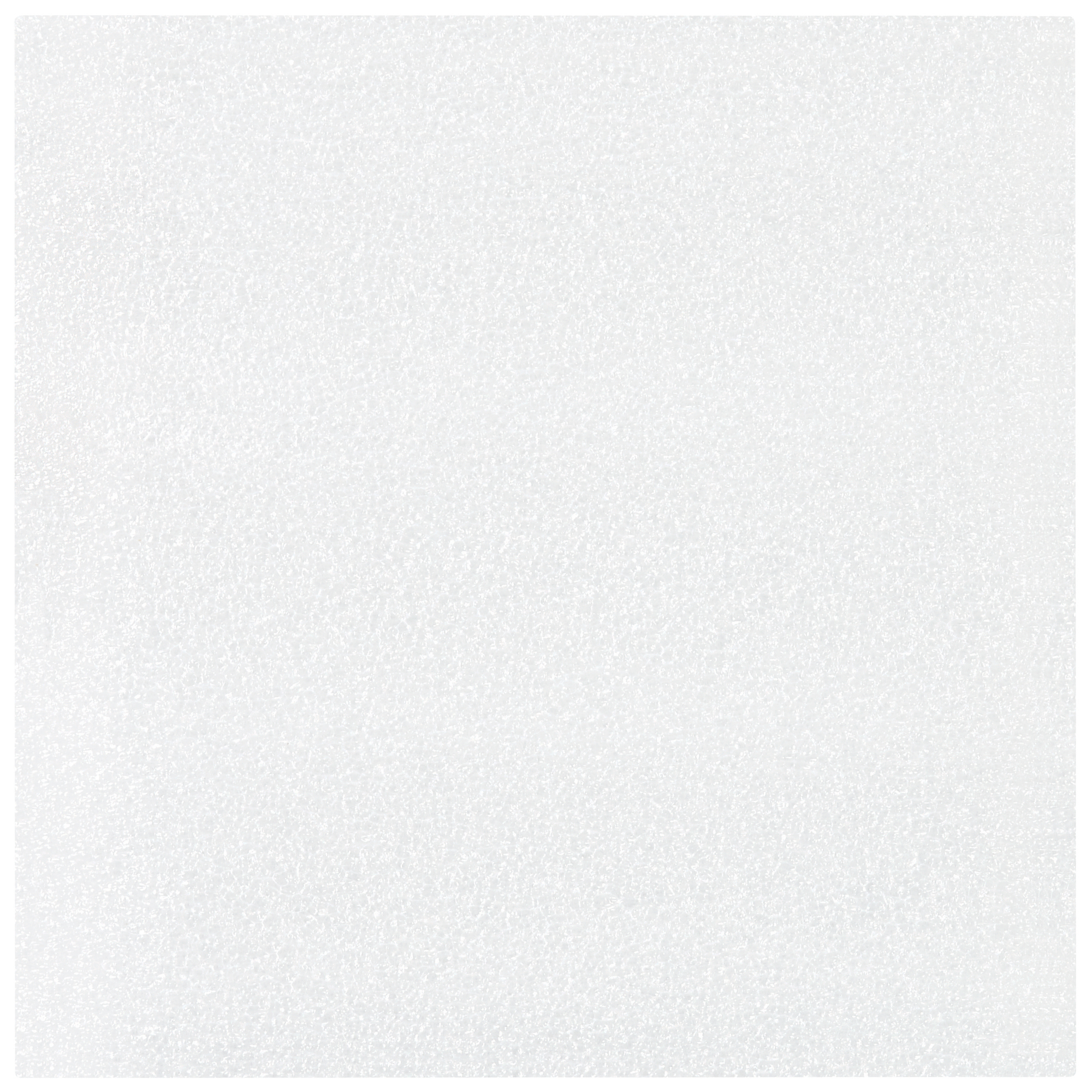 Flush Cut Foam Pouches, 5" x 5", White, 500/Case