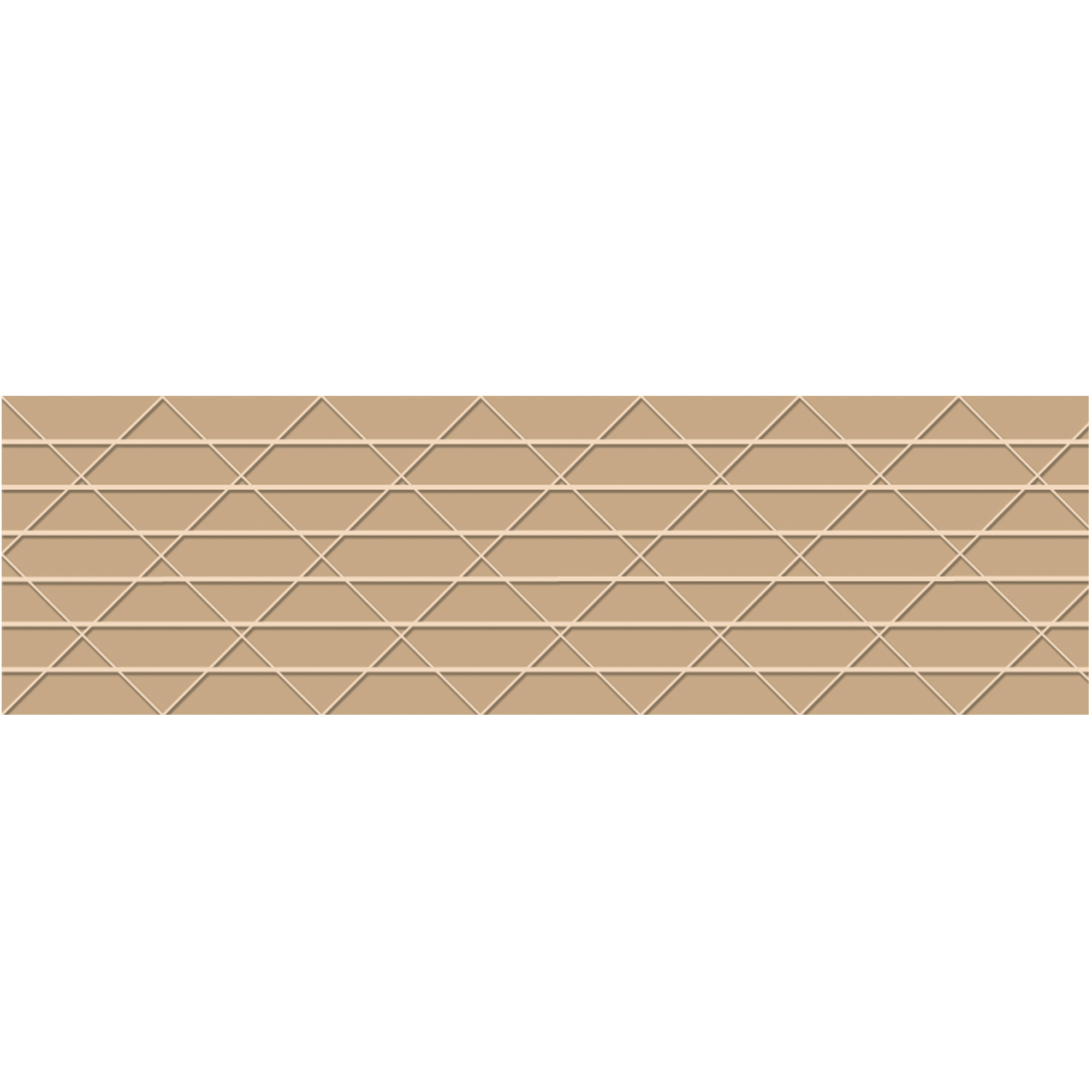 Central™ 250 Reinforced Tape, 6.4 Mil, 3" x 450', Kraft, 10/Case