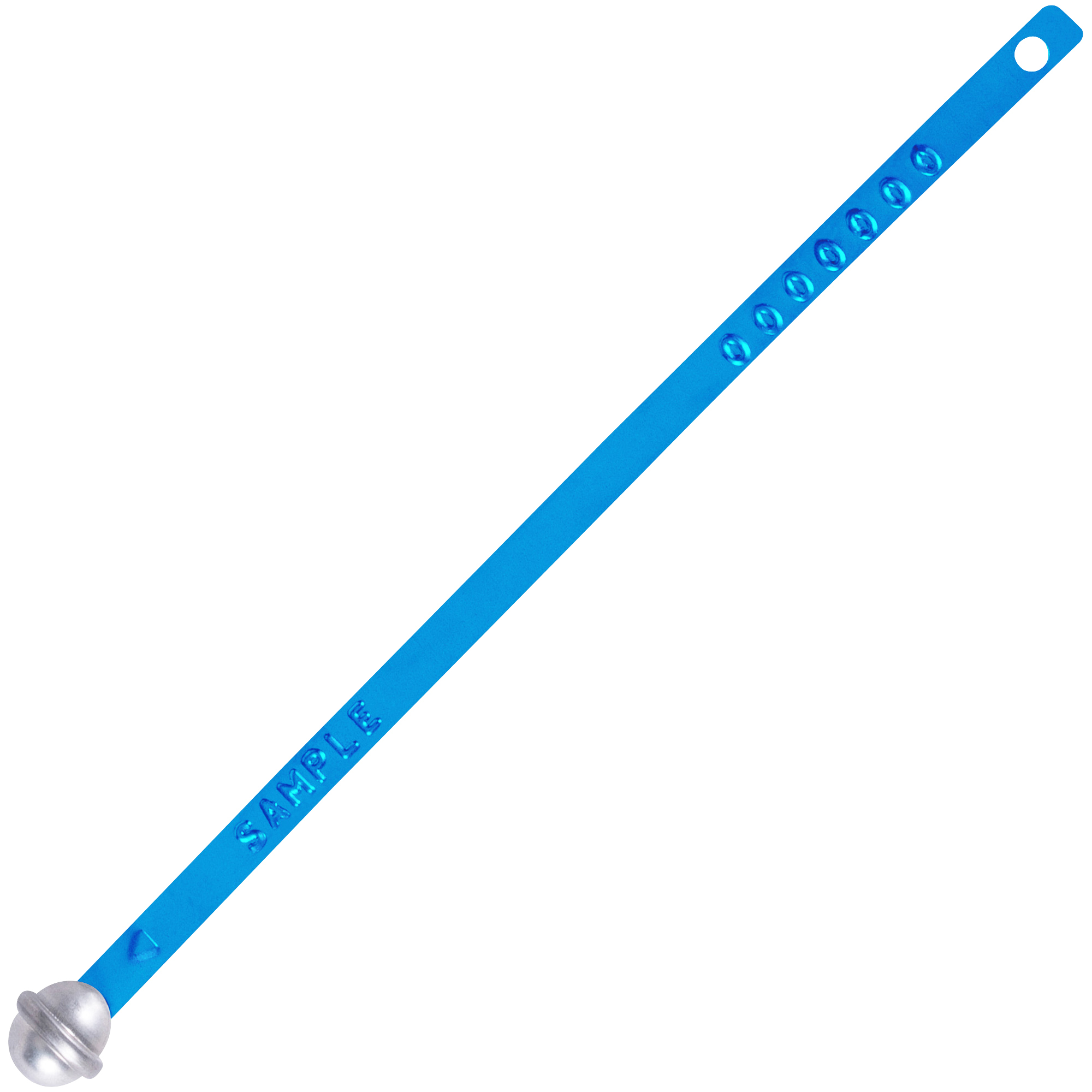 Metal Truck Seals, 5/16" x 8 1/2", Blue, 200/Case