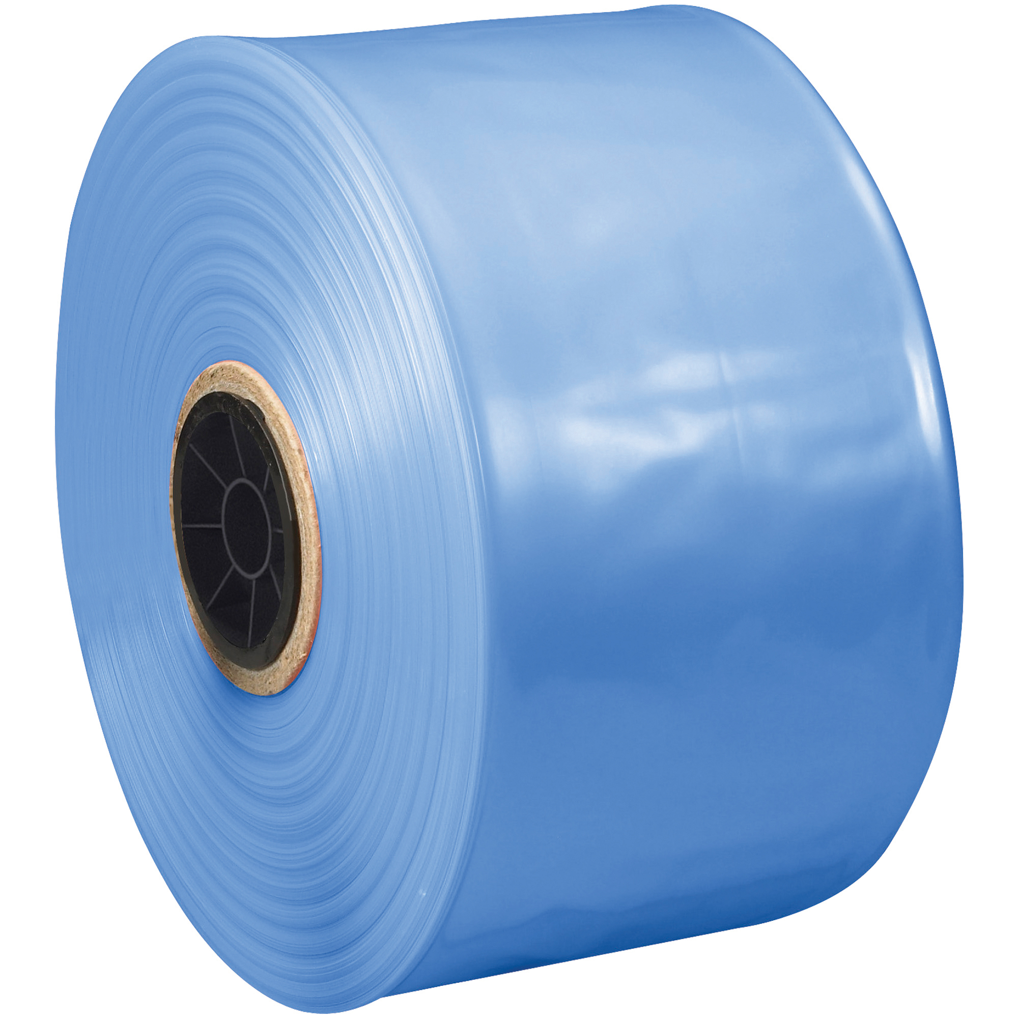 VCI Poly Tubing, 4 Mil, 8" x 500', Blue, 1/Roll