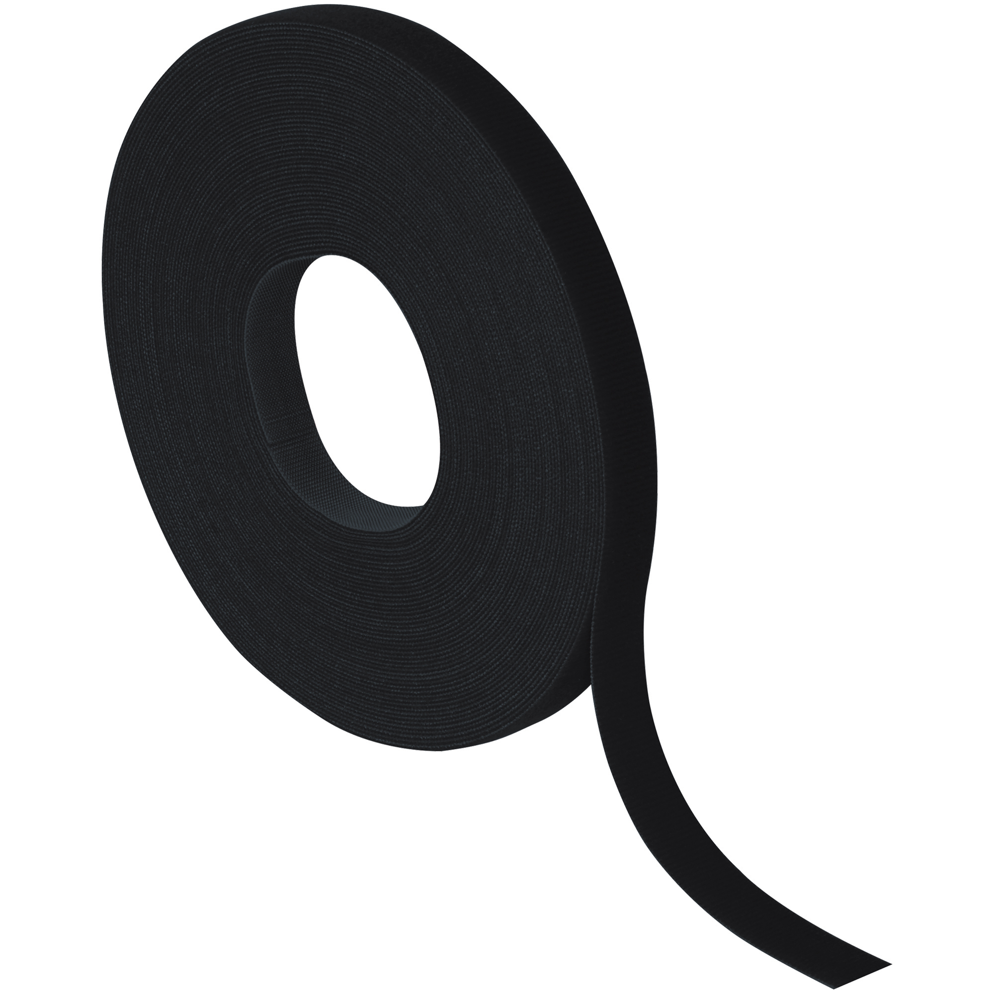 Velcro® Self-Grip Straps, 1 1/2" x 75', Black, 1/Case