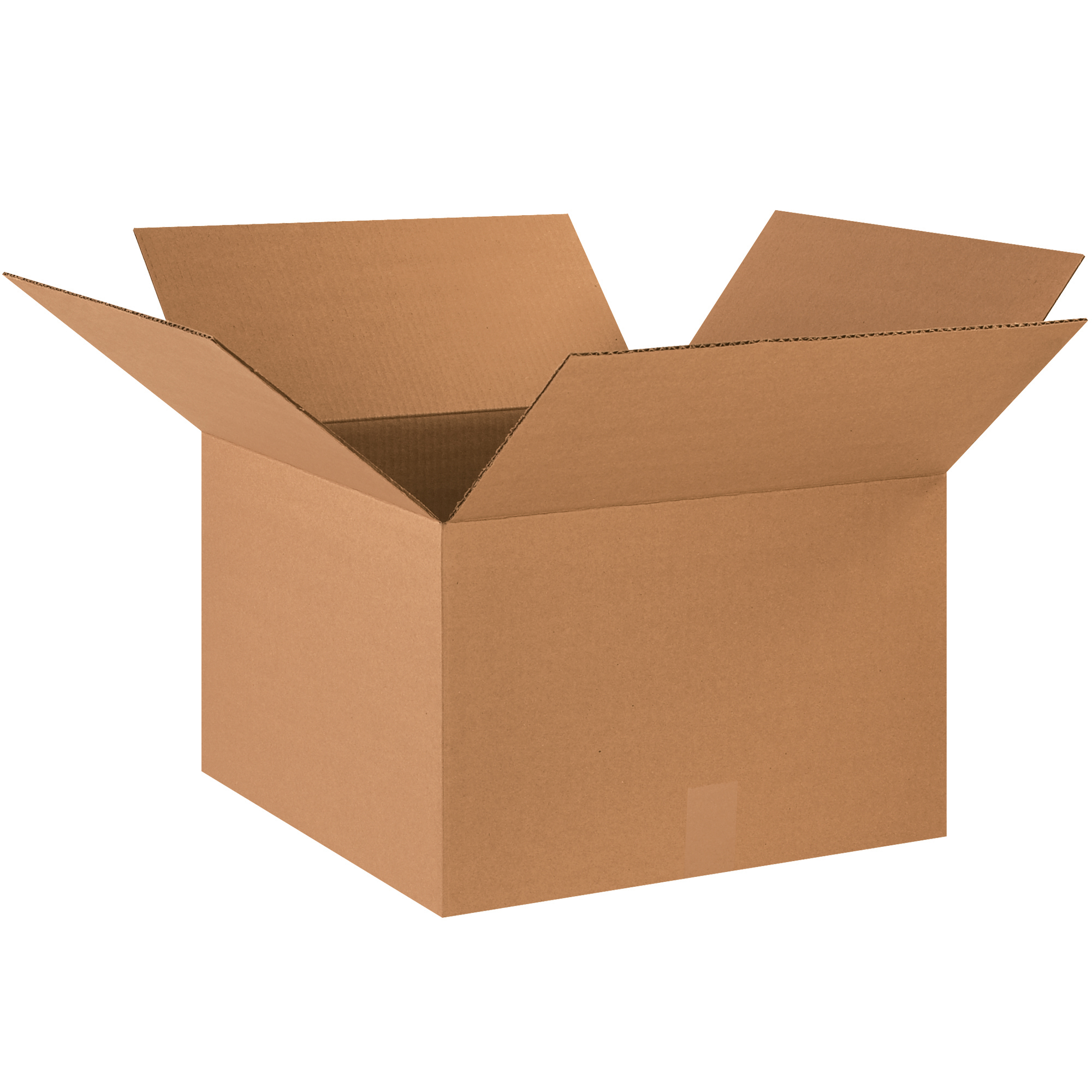 Heavy-Duty Boxes, 18" x 18" x 12", Kraft, 25/Bundle; 125/Skid
