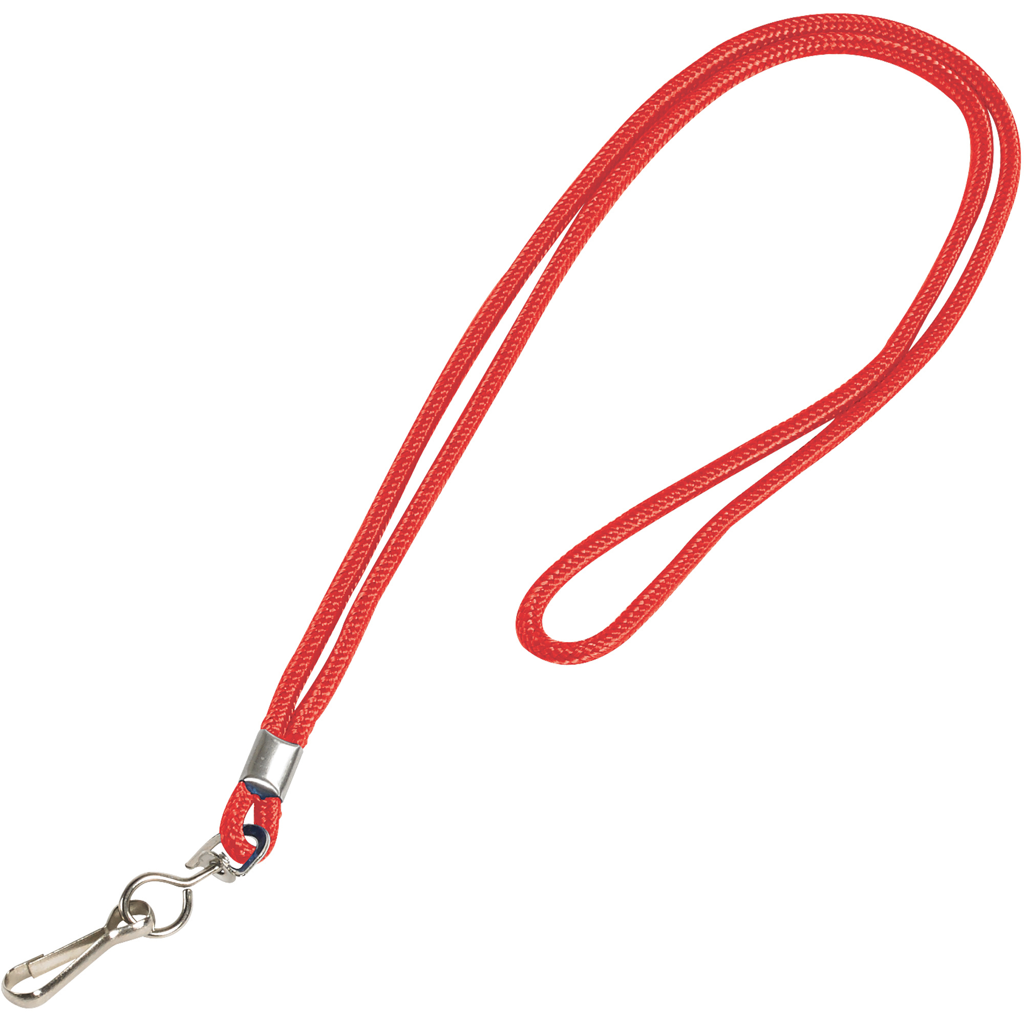 Standard Lanyard with Hook, 36", Red, 24/Case