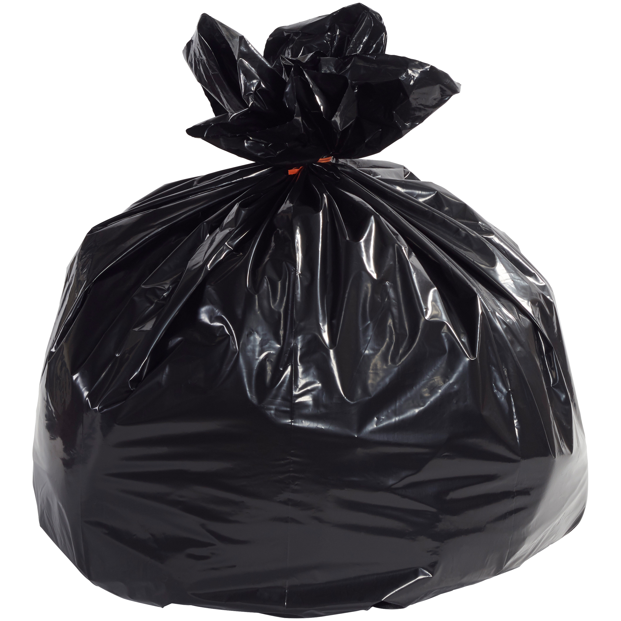 Contractor's Bag, 56 Gallon, 3.0 Mil., 46" x 50", Black, 100/Case