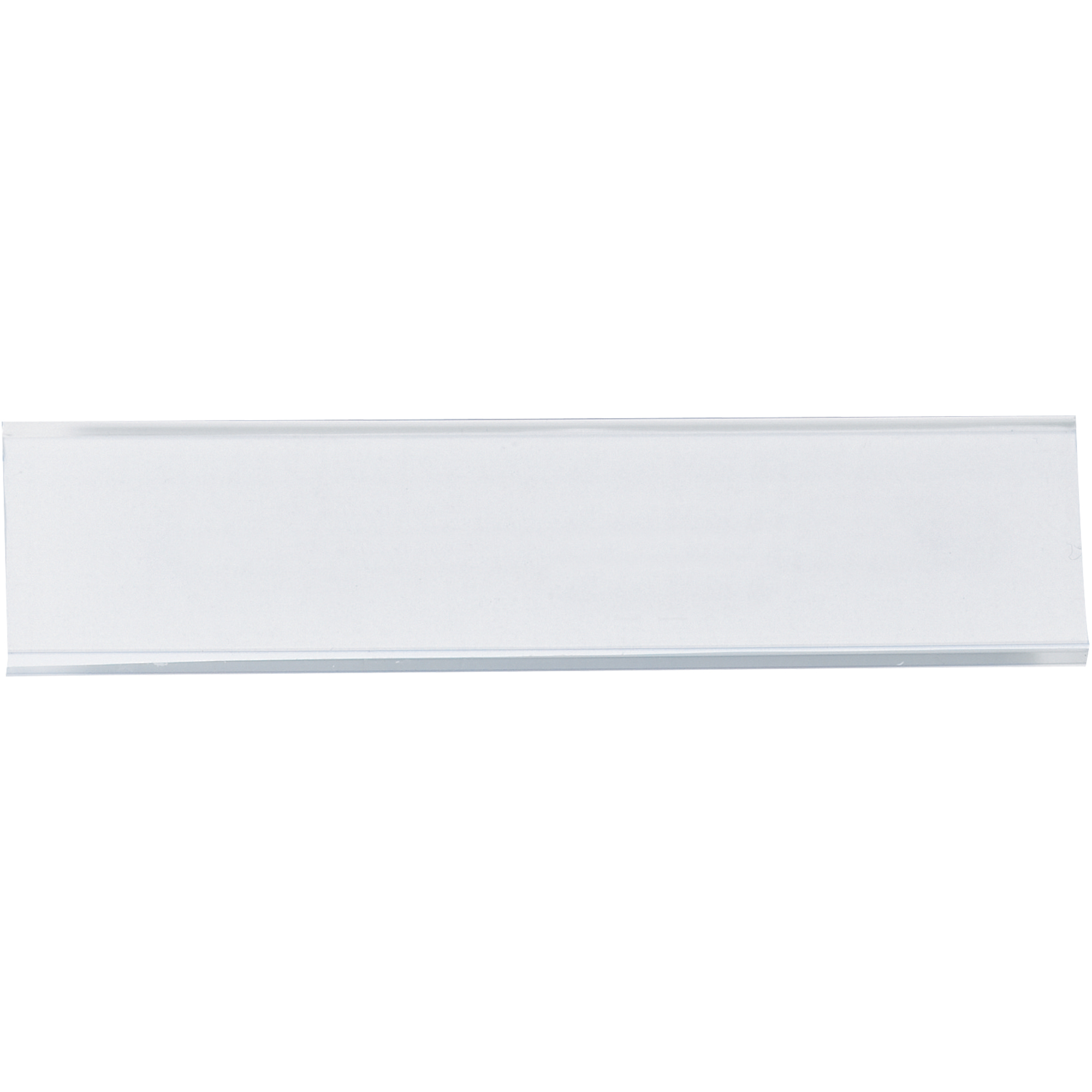 Wire-Rac™ Snap-On Label Holders, 6" x 1 5/16", Clear, 25/Case
